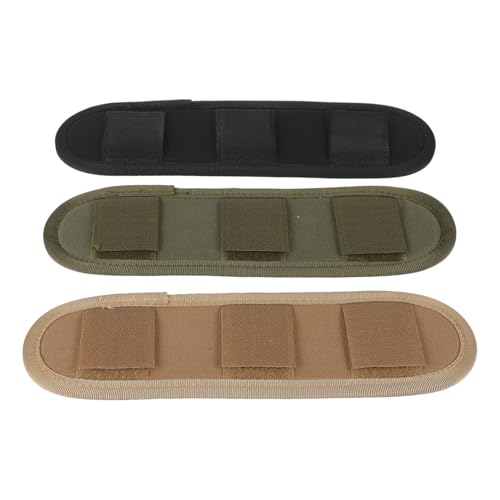 Healeved 3 Stück Verstellbare Schulterpolster für Rucksäcke und Taschen Polyester Gepolstert Entlastende Schultergurte Atmungsaktiv und Komfortabel Geeignet für Schul Reisetaschen Trekking von Healeved