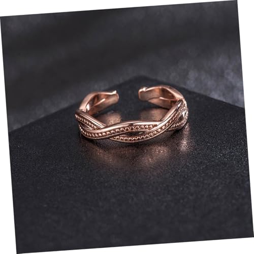Healeved 3 Stück Verstellbares Teiliges Fußring Set Offenes Design Vintage Knöchelringe Damen Schmuck Weiß Gold Roségold von Healeved