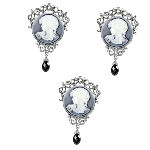 Healeved 3 Stück Vintage Brosche Schal Damen Hut Boutonniere Anstecknadeln Vintage Schmuck Damen Anstecknadel Modische Corsage Broschen Modeschmuck Anstecknadel Für Kleidung von Healeved