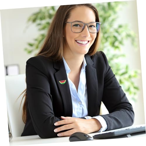 Healeved 3 Stück Wassermelonen Brosche Langlebiger Legierung Mini Stilvoll Natürliche Farbakzente Vielseitig für Kleidung Taschen Schals für Alltag Hochzeit Geburtstag Festlichkeiten von Healeved