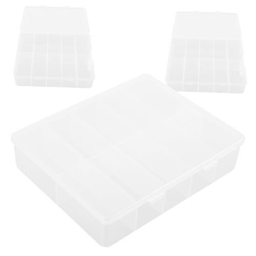 Healeved 3stücke Transparente Aufbewahrungsbox Für Nagelstücke Nail Art Organizer Mit Hoher Transparenz Nagel Box Zum Sortieren Und Lagern Fake Nails Box Aus Hochwertigem Praktische von Healeved