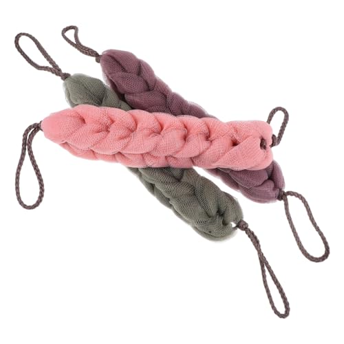 Healeved 3 Teiliges Körperschrubber Handtuch Dehnbarer Peeling Waschlappen Zum Entferner Abgestorbener Haut – Rückenschrubber Peeling – Entferner Abgestorbener Haut Für Die Dusche von Healeved