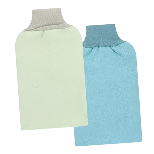 Healeved Badehandschuhe Für Männer Und Frauen – Peeling-duschhandschuhe Mit Anti-rücken Größe L von Healeved