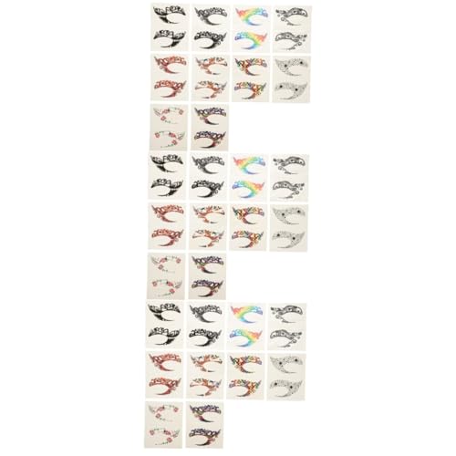 Healeved 30paare Augen-make-up Aufkleber Temporäre Eyeliner Schablonen Für Lidschatten Für Partys Cosplay Halloween Und Täglichen Gebrauch von Healeved