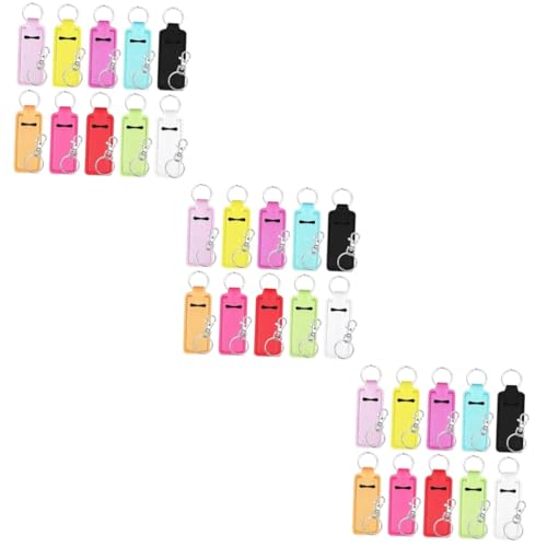 Healeved 30 Sets Lippenstiftetuis Schlüsselhalter Staubdicht Make Up Lippenstift Organizer Tuben Lippenstifthalter Kunststoff Lippenstifthalter Lipgloss Tragbarer von Healeved