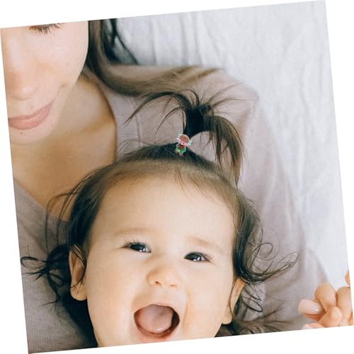 Healeved 30stücke Elastische Haarbänder Für Mädchen Farbiges Haarband Mit Weihnachtsmotiven Haarbänder Für Junge Mädchen Aus Weichem Material Für Pferdeschwanzhalter Und Täglichen von Healeved