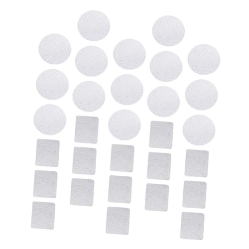 Healeved 30stücke Metallaufkleber Für Lidschattenpaletten Leere Palettenaufkleber Selbstklebende Metallaufkleber Runde Und Quadratische Aufkleber Für Diy-kosmetikpaletten von Healeved