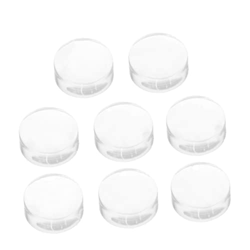 Healeved 32 Stk Nagelkunst-silikonstempel Transparenter Weichstampfer Französische Nagelstempelköpfe Klarer Nailart-stempel Durchsichtiger Gel-nagellack Nägel Kieselgel Maniküre Schaber-set von Healeved