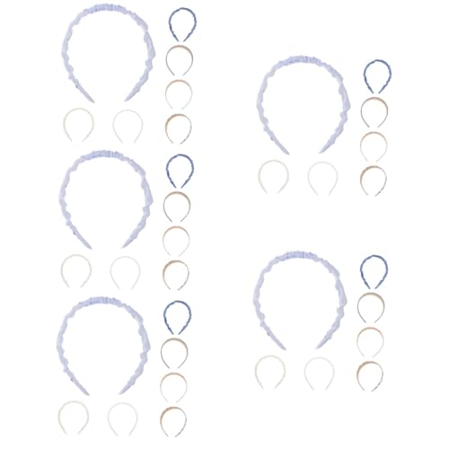 Healeved 35stücke Teiliges Damen-haarband-set Mit Blumen Und Perlen Haaraccessoires Für Partys Und Alltag Stylisches Stirnband Für Trockene Beim Waschen von Healeved