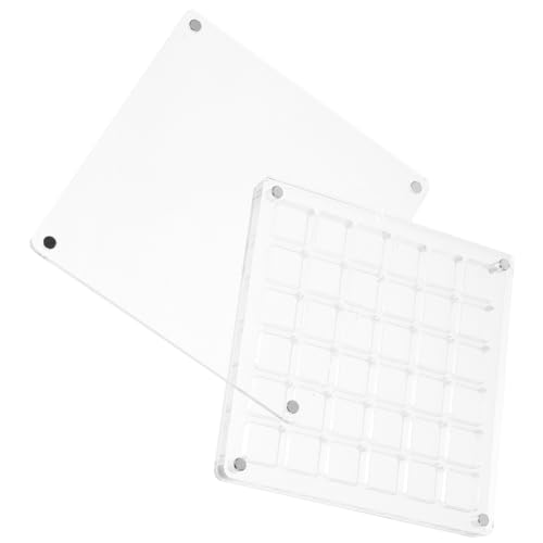 Healeved 36gitter Nail Charms Aufbewahrungsbox Mit Magnetverschluss Transparente Organizer Box Für Nagelaccessoires Fächer Für Einfachen Zugriff Und Stilvolle Präsentation Hochwertiges von Healeved