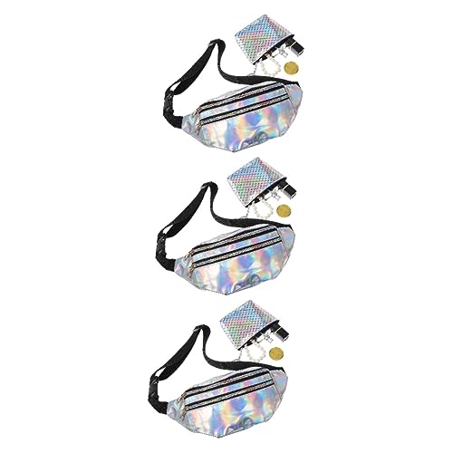 Healeved 3sätze Damen-hüfttasche Aus Mit Geldbörse Und Reißfest Verstellbarer Gürtel Für Outdoor-Sport Festival Und Party von Healeved