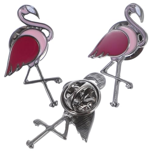 Healeved 3Stücke Flamingo Brosche Anstecknadel für Damen Eleganter Bruststift für Kleidung Hüte Taschen Stilvoller Schmuck für Mode Healeved 3Stücke Flamingo Brosche Anstecknadel für Damen Eleganter Bruststift für Kleidung Hüte Taschen Stilvoller Schmuck für Mode von Healeved
