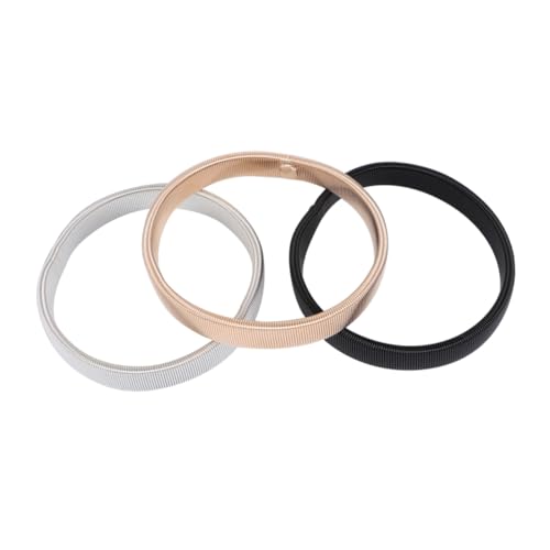 Healeved 3stücke Herrenarmband Aus Metall Dehnbar Als Ärmelhalter Für Lange Ärmel Von Hemden Jacken Und Pullovern Modischer Armschmuck Für Männer von Healeved