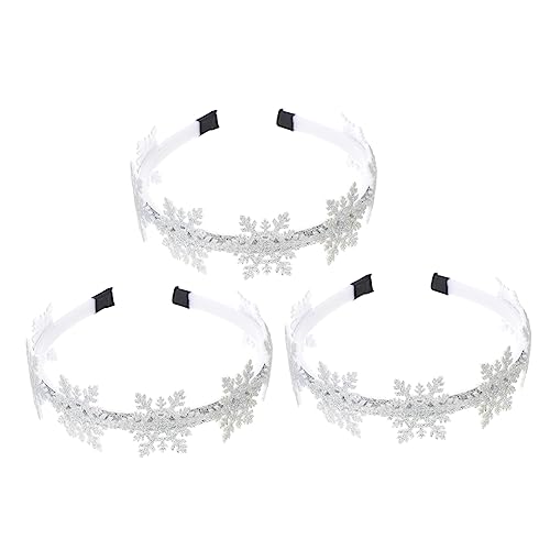 Healeved 3Stücke Weihnachts Haarreifen Mit Festlicher Kopfschmuck Für Damen Für Weihnachtsfeiern Und Winter Events Weihnachtskopf Zubehör von Healeved