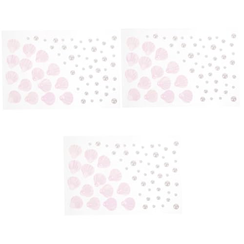 Healeved 3blätter Selbstklebende Gesichtsgems Glitzernde Aufkleber Für Festivals Makeup Und Kreative Kunst Mit Verschiedenen Formen Und Langlebigem Material Für Individuelle Styles von Healeved