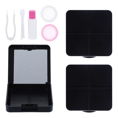 Healeved 3sätze Kontaktlinsenbehälter Mit Spiegel Reise-kontaktlinsenboxen Auslaufsicherer Kontaktlinsenhalter Für Damen Und Outdoor-aktivitäten von Healeved