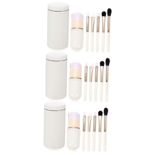Healeved 3sätze Professionelles Teiliges Kosmetikpinsel Mit Tragbarem Organizer Und Spiegel Für Make-up-anwendungen Und Reisen Elegantem Mit Opp-verpackung von Healeved