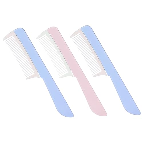 Healeved 3stücke Teiliges Aus Breitzahnigen Haarkämmen Für Männer Praktische Tragbare Haarpflege Für Lockiges Und Glattes Haar Ergonomisches Design Für Frizzfreies Styling von Healeved