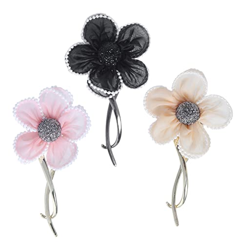 Healeved 3stücke Blume Haar Clip Frauen Haar Brötchen Clip Blume Zubehör Frauen Geschenke Blumenmuster Für Geburtstagsfeiern Hochzeiten von Healeved