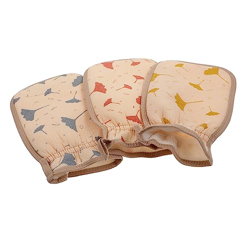 Healeved 3stücke Körper Peeling Handschuhe Doppelseitige Schäumende Badetücher Für Effektives Peeling Und Reinigung Für Dusche Und Bad Hautfreundlich Und Langlebig von Healeved