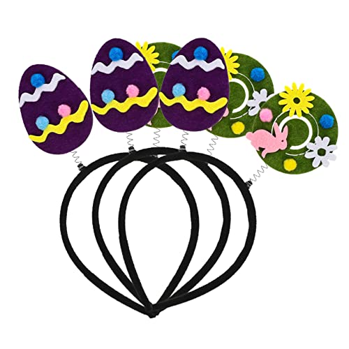 Healeved 3stücke Teiliges -stirnbänder Mit Cartoon-ei-design Dekorative Haarschmuck Für Und Erwachsene Leichte Und Bequeme Kostümaccessoires von Healeved