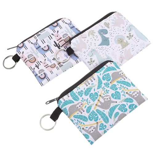Healeved 3stücke Tragbare Schlüssel Kleingeld-aufbewahrungstaschen wasserdichte Reißverschluss-Organizer Für Reisen Multifunktionale Zipper Bags Bunten Farben von Healeved
