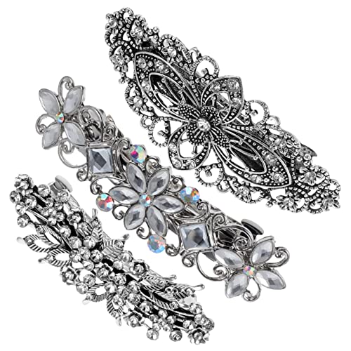 Healeved 3stücke Haarspangen Für Damen Frühlingshaarnadeln Für Mädchen Strass-haarspangen Für Braut Hochzeit Geburtstag von Healeved