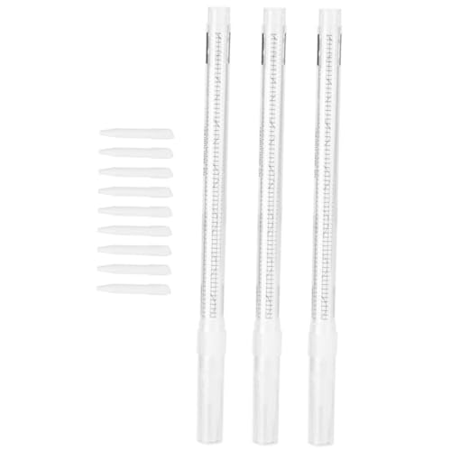 Healeved 3stücke Teiliges Marker Entferner Für Frauen Multifunktionale Marker- Stifte Weißer Kosmetikmarker Radierer Für Präzise Augenbrauen- von Healeved