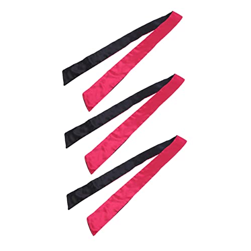 Healeved Elegantes Satin-stirnband-set 3-teilig Brautgürtel Hochzeits-haarband Satin-augenschutz Schal Fliege Für Damen von Healeved