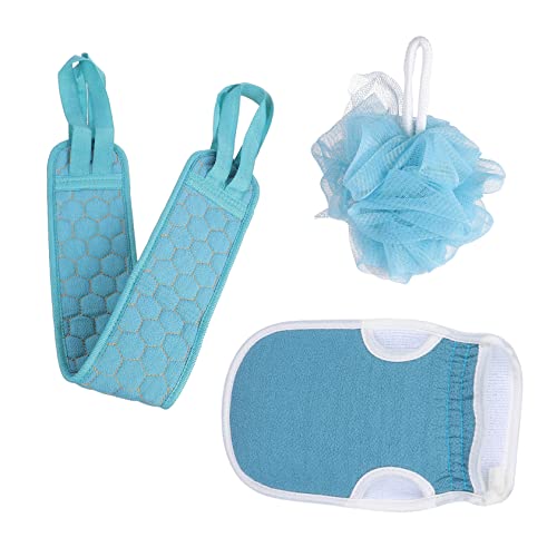 Healeved 3stücke Dekontaminations-badeschläuche Mit Langes Rückentuch Badeschrubber Tragbares Badetuch Badeset Für Frauen Männer von Healeved