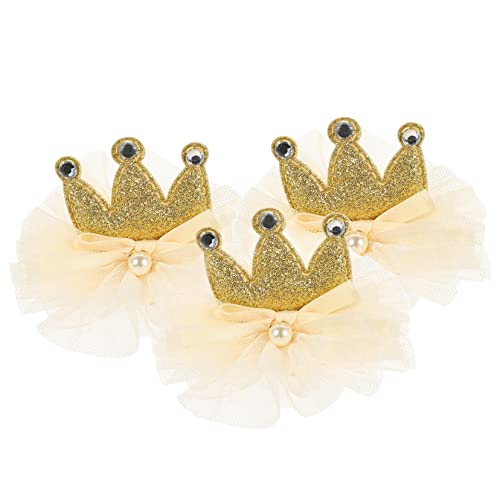 Healeved 3stücke Mädchen Krone Haarnadel Haarspange Haaraccessoires Für Geburtstag Weihnachten Festival von Healeved
