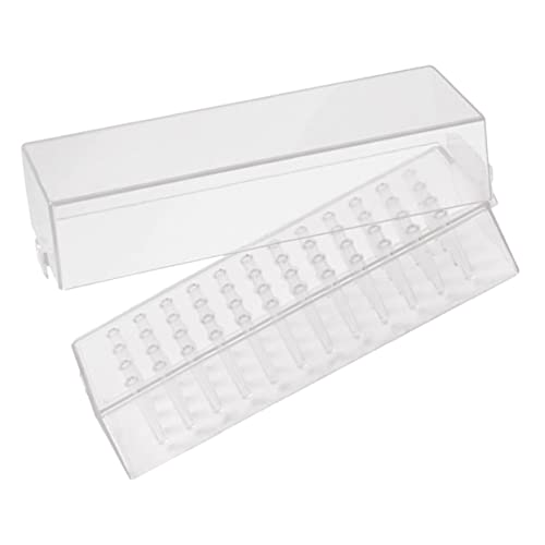 Healeved 3stücke Nagelbohrer Aufbewahrungsbox Fächer Stabiles Kunststoffdesign Für Maniküre Und Nagelkunst Transparent Tragbar Perfekter Organizer Für Nagelbohrer Und Schleifköpfe von Healeved