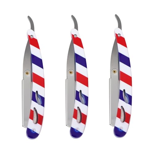 Healeved 3stücke Rasiererhalter Für Manuelle Und Augenbrauenpflege Rot Gestreift Sicherer Gebrauch Für Friseure Und Zuhause Healeved 3stücke Rasiererhalter Für Manuelle Und Augenbrauenpflege Rot Gestreift Sicherer Gebrauch Für Friseure Und Zuhause von Healeved