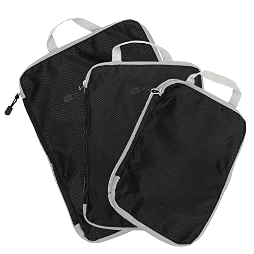 Healeved 3stücke Reise-Organizer-würfel Für Gepäck Einkaufstasche Zum Reisen Aufbewahrungsbox Für Kleidung Handtücher Unterwäsche Und Socken Kompaktes Design Für Einfachen Transport von Healeved