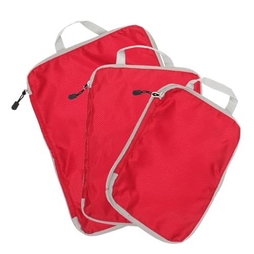 Healeved 3stücke Reise-Organizer-würfel Kompakte Verpackung Tasche Für Reisen Travel Organizer Bag Für Kleidung Und Kleinigkeiten Travel Storage von Healeved