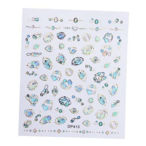 Healeved 3stücke Sternförmiges Für Nagelkunst Metall-patch Nagelbohrer Ornament Maniküre Pailletten-ornamente Bunt Geeignet Für Diy-nägel Oder Make-up von Healeved