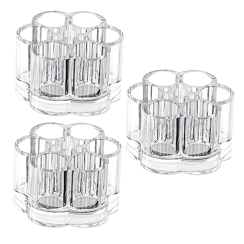 Healeved 3stücke Teiliges Kosmetik Aufbewahrungsset Transparentes Lippenstift Und Augenbrauenstift-container Für Ordentliche Desktop-organisation Für Schlafzimmer Und Bad von Healeved