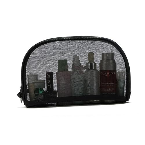 Healeved 3 Stück Kosmetik Organizer Tasche Schwarz Netz Make up Tasche Tragbar Für Reisen Leicht Mit Reißverschluss von Healeved