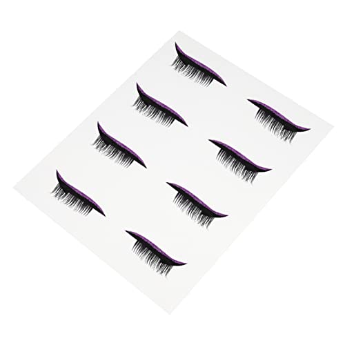 Healeved 4paare Wasserdichte Augenlinie Aufkleber Und Wimpern Sticker Für Frauen Einfach Anzuwenden Für Halloween Cosplay Und Partys von Healeved