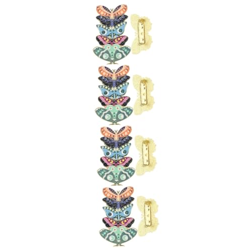 Healeved 4 Sätze Teiliges Set Metallbroschen Für Frauen Schmetterlinge Emaille Pins Für Kleidung Taschen Rucksäcke Einzigartiger Anstecker Für Outfits 5 Stück * 4 von Healeved