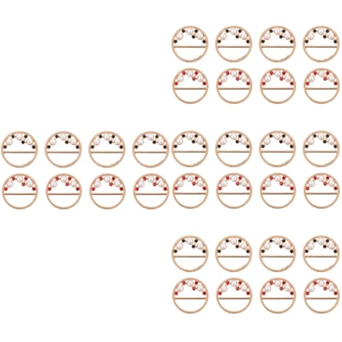 Healeved 4 Sätze Zinklegierung Schal Clips Ringe Kreative Kleidung Dekoration Schnallen Vielseitige Clips Für Schals Und Taschen Für Damen Und Herren 8 Stücke * 4 von Healeved