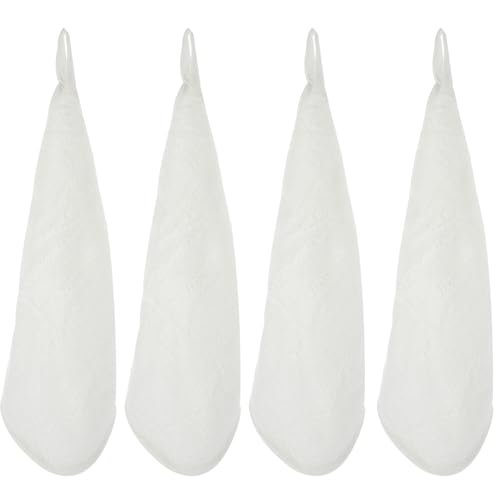 Healeved 4 Stck Waschlappen Weiche und Saugfähige Handtücher für Neugeborene als Badetuch Gesichtstuch für Jungen und Mädchen Klassischem Weiß von Healeved