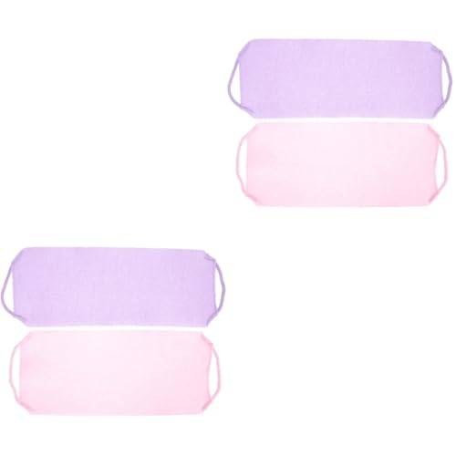 Healeved 4stücke Rückenschrubber Mit Zugband Doppelseitige Effektive Peeling-badetücher Sanften Hautreinigung Und Massage Für Entspannendes Duscherlebnis Bad Und Dusche von Healeved