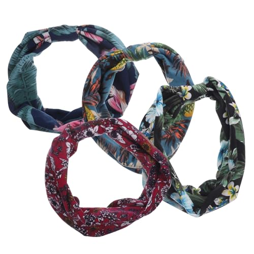 Healeved 4stücke Mehrfarbiges Yoga Sport Haarband Professionelle Schweißbänder Multifunktions-haarbänder Praktische Schweißstirnbänder Für Damen von Healeved