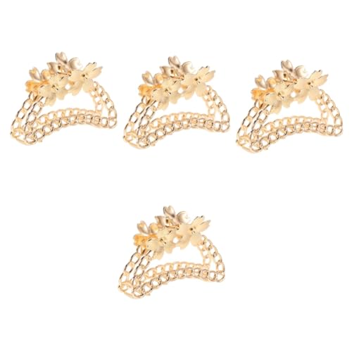 Healeved 4stücke Blumen Haarklammer Mit Kette Eleganter Haarschmuck Für Damen Mittlere Für Verschiedene Frisuren Rutschfest Und Schonend Für Haar Healeved 4stücke Blumen Haarklammer Mit Kette Eleganter Haarschmuck Für Damen Mittlere Für Verschiedene Frisuren Rutschfest Und Schonend Für Haar von Healeved