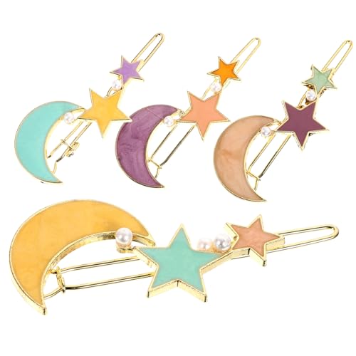 Healeved Einzigartig Gestaltete Haarnadel Gts30 Star Haarnadel-set 4-teiliges Haarspangen-set Elegantes Aussehen Für Mädchen Für Anlässe von Healeved