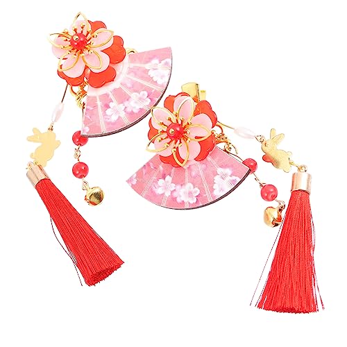 Healeved 4stücke Japanische Haarnadeln Mit Quasten Elegante Blumen-haarspangen Für Damen Für Hochzeiten Partys Und Besondere Anlässe Langlebiges Design Aus Hochwertigem von Healeved