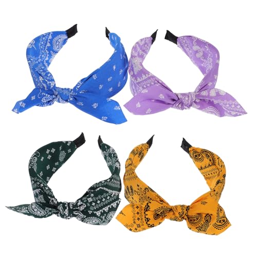 Healeved 4stücke Knoten Stirnband Partystirnband Dekorative Stirnbänder Für Damen Mädchen Haaraccessoires Mit Schleifen Design von Healeved