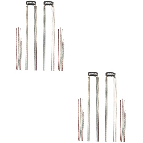 Healeved 4stücke Haarschmuck Ketten Für Frauen Dekorative Haaraccessoires Mit Clips Langlebig Und Elegant Für Verschiedene Anlässe Und Tägliches Styling von Healeved