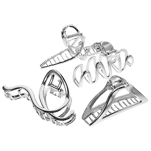 Healeved 4stücke Klaue Clips Haarklammern Große Haar Barrettes Metall Haarspangen Für Frauen Haarschmuck Für Langes Haar von Healeved